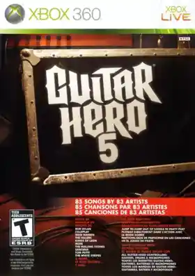 Guitar Hero 5 (USA) box cover front